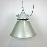 Industrial explosion proof lamp with aluminium shade from Elektrosvit, 1970s