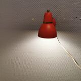Wall lamp in orient red color, 50s