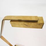 Lampadaire design en laiton lourd par Cassella, U.S.A. 1980's