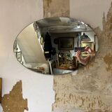 Vintage oval mirror