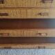 Vintage rattan chest of drawers from the 1970s.
