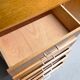 Blonde wood enfilade 1970 vintage