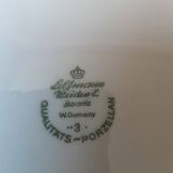 Bavaria porcelain cup and 6 bowl set