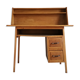 Bureau scandinave pieds compas vintage