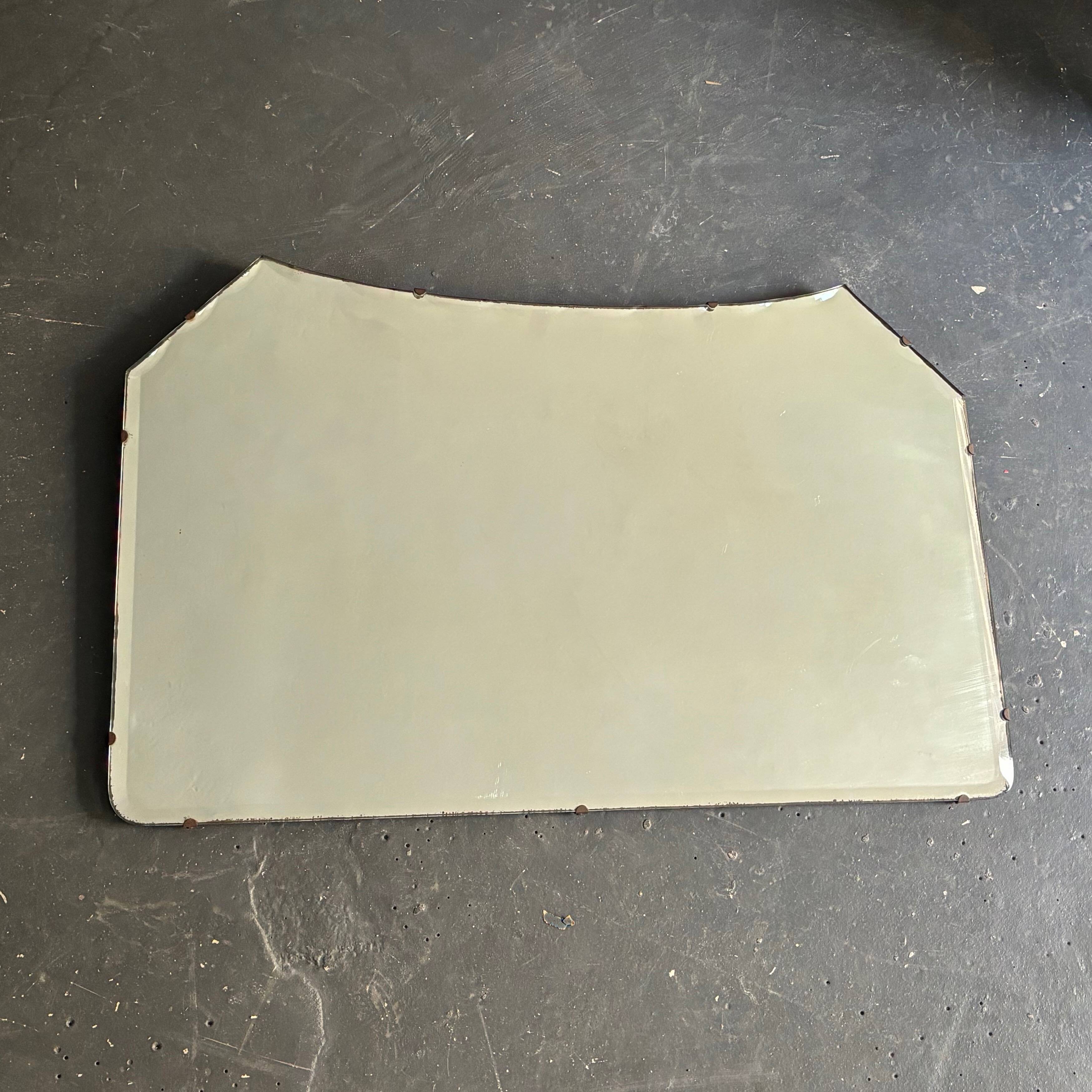 Art Deco beveled mirror