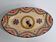 Oval dish in vintage Quimper Henriot earthenware, signed, traditional Breton decor, 29 cm