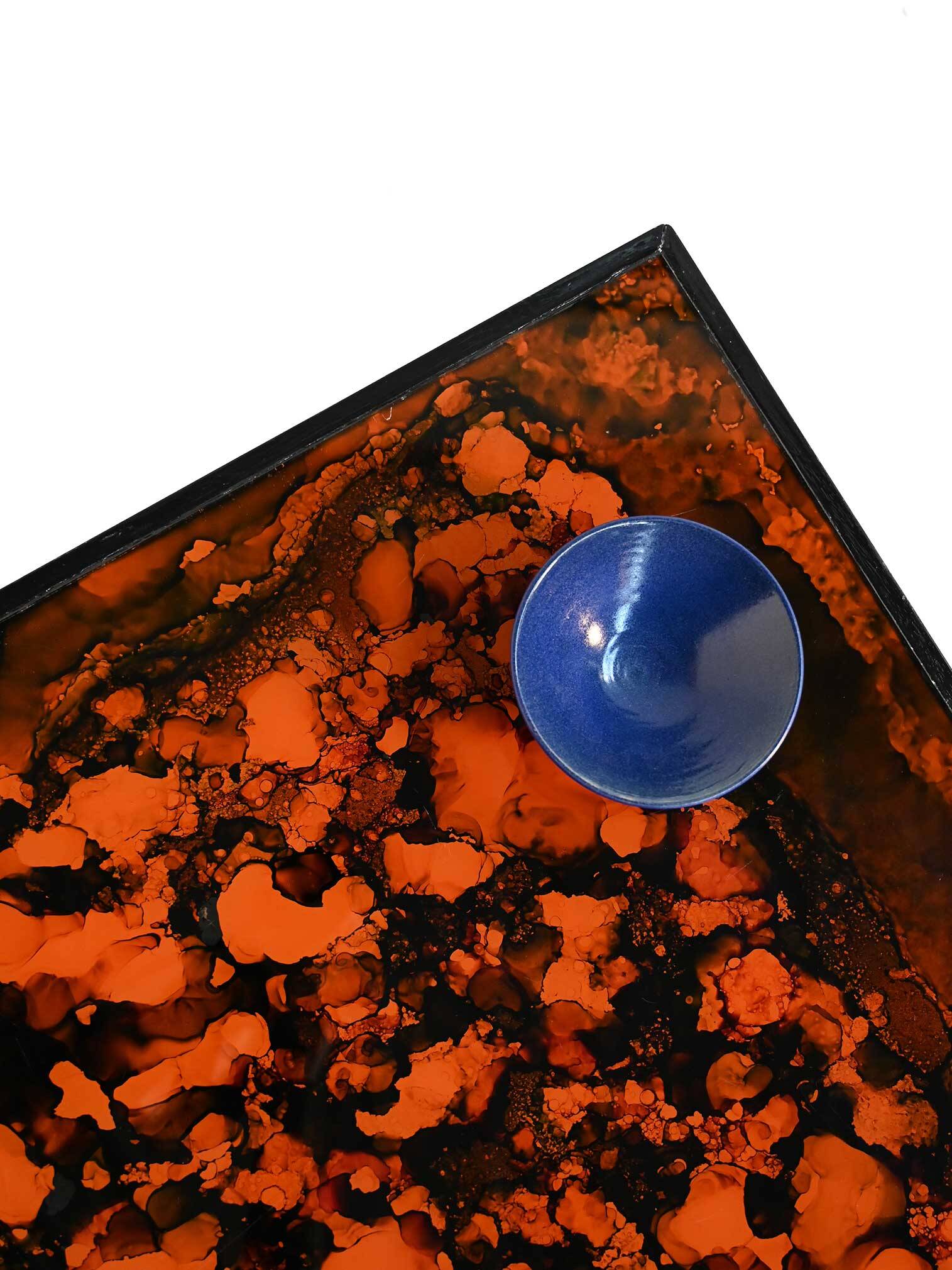 Table basse “Etna” par Jean René, années 1970