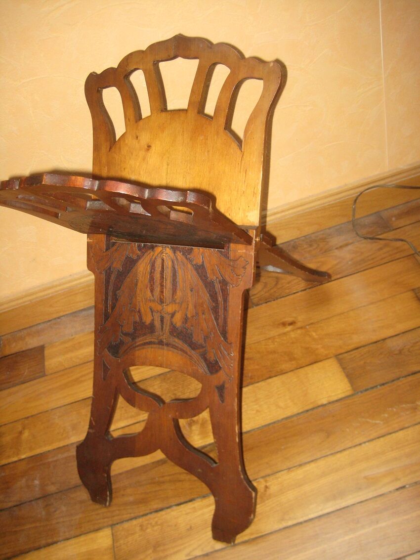 Former porte revue in bois noble