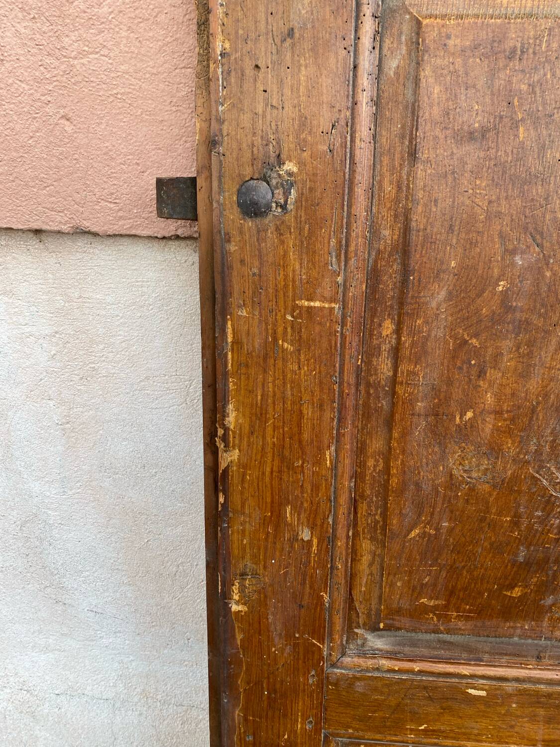 19th century interior fir door