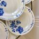 set of 8 St Amand dessert plates Gilbert model 50s