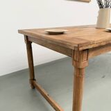 Table de ferme en hêtre XL