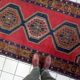Handmade antique Turkish Anatolian rug 115cm x 218cm, 1920s