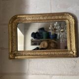 Old golden mirror