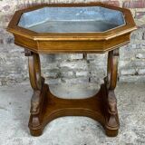 Empire style walnut and zinc furniture planter