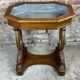 Empire style walnut and zinc furniture planter
