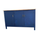Buffet raw wood - king blue
