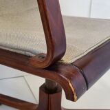 Vintage Scandinavian swivel armchair