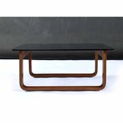 Table d'appoint, table basse carrée en teck et verre Frank Lowen pour Tessa T4, années 1970