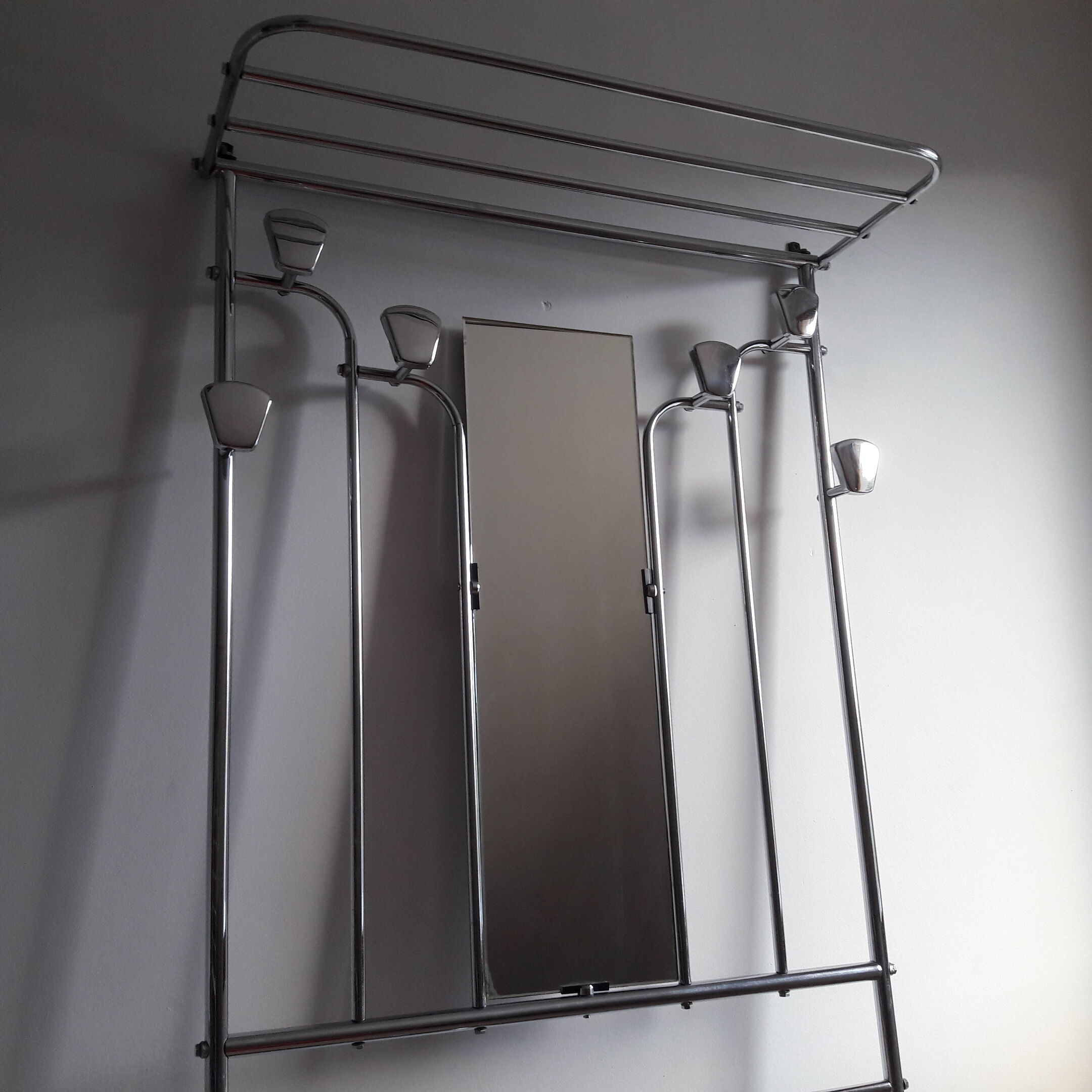 Coats chrome locker room door