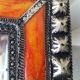 Moroccan mirror with a pediment