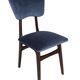 Mid-Century Butterfly Chair in navy grey fabric and walnut wood, Europe, 1960.