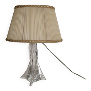 Lampe de table , pied - cristal