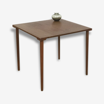Minimalistic 60s danish side table tisch | FRANCE & DAVERKOSEN teak | Sound, Denmark and France. Midcentury modern TEAK
