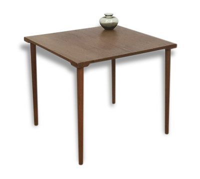 Minimalistic 60s danish side table tisch   Teak FRANCE & DAVERKOSEN   France and Son, Denmark   TEAK midcentury modern