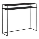Console acier noir finition epoxy