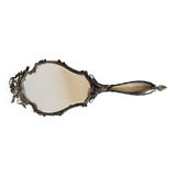 miroir ancien face à main double recto verso Henri Auguste SOLIÉ 1900