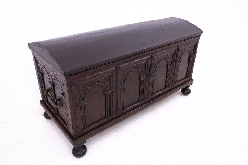 Antique chest from the mid-19th century, France.