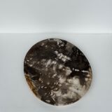 Dish in petrified wood
