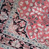 Vintage carpet Persian Tabriz Kashmir handmade 78cm x 129cm 1960s