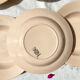 6 assiettes creuses rose digoin sarreguemines
