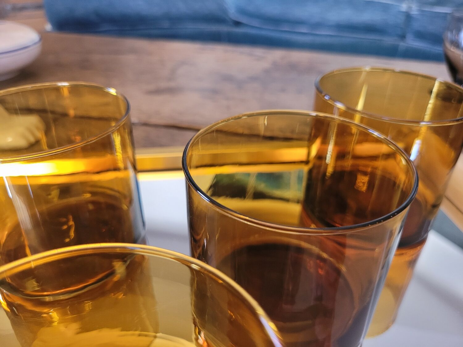 Verres à whisky verre soufflé