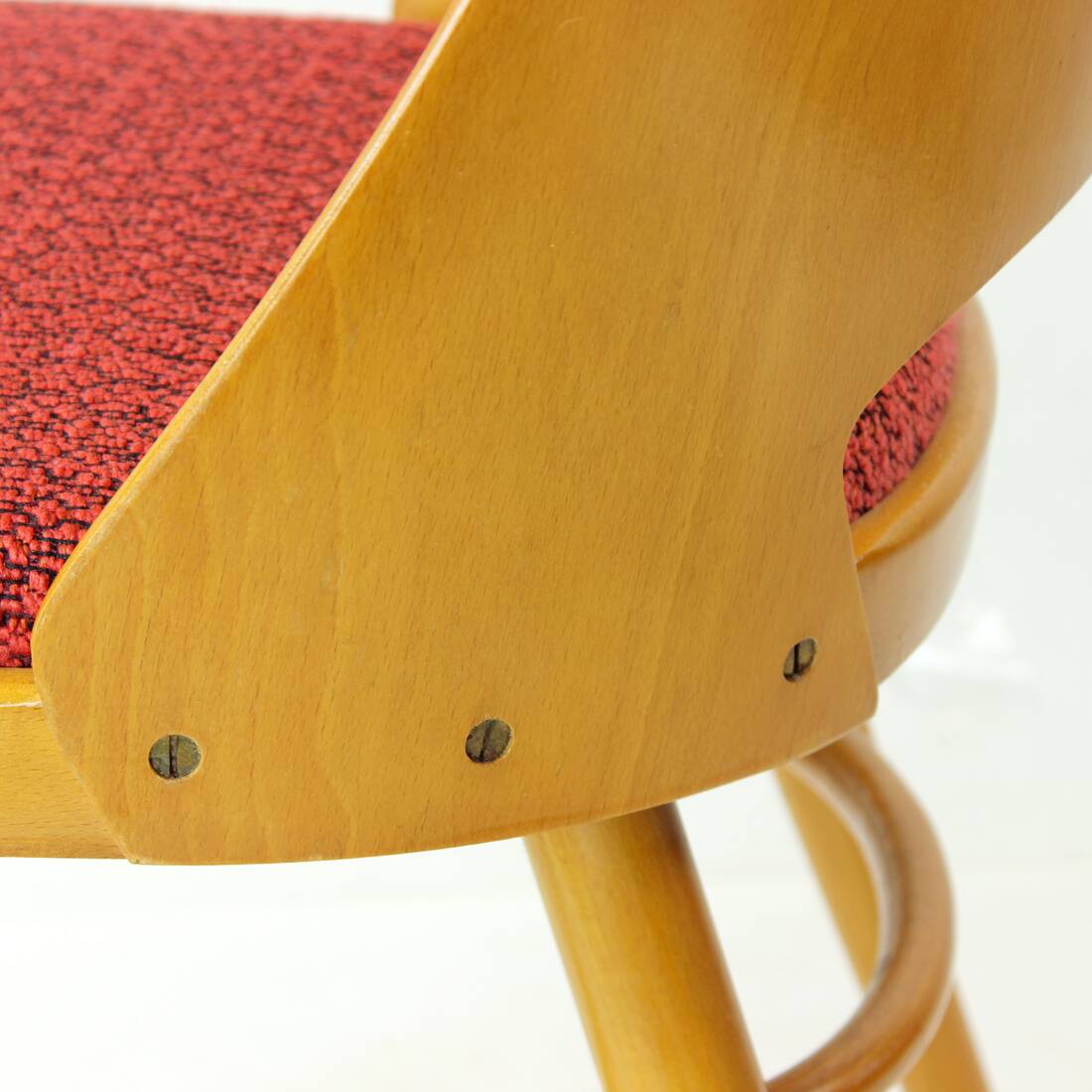 Ensemble de quatre chaises modernes en hêtre du milieu du siècle par Oswald Haerdtl pour Thonet, 1960