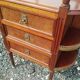 Antique Louis XVI style commode with marble top.