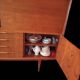 High teak enfilade from 1965 - Dimensions: L250 H130 D44