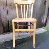Vintage wooden bistro chair