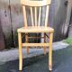 Chaise bistrot bois vintage