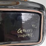 2 geometric dishes Vallauris Cerenne