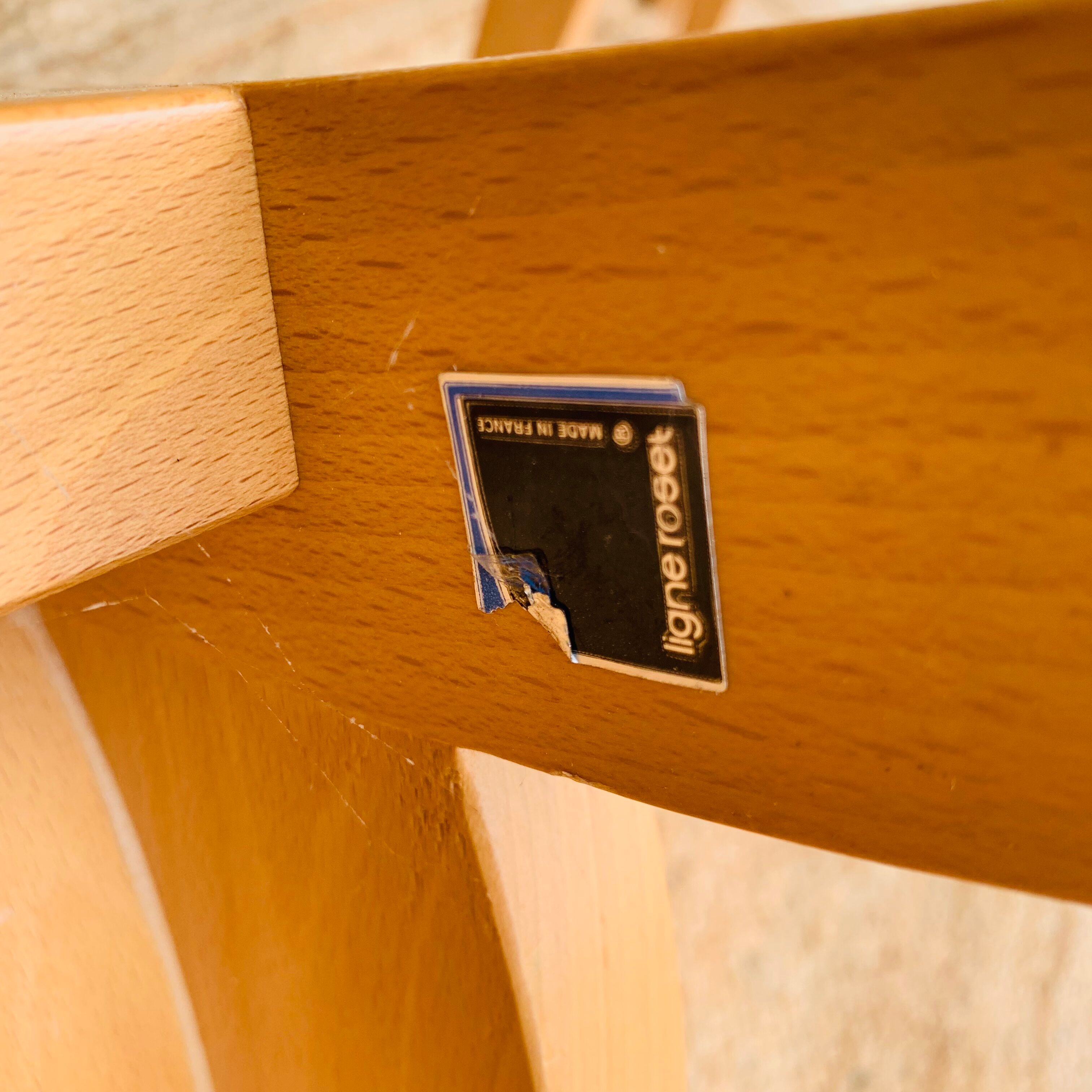 Set of 4 chairs "Finn" Ligne Roset