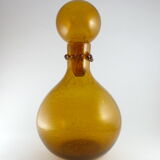 Bubble glass carafe amber from the 50 / 60