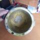 Pot / Jar in smoked and glazed ancient terracotta