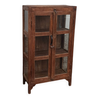 Small old wooden display case