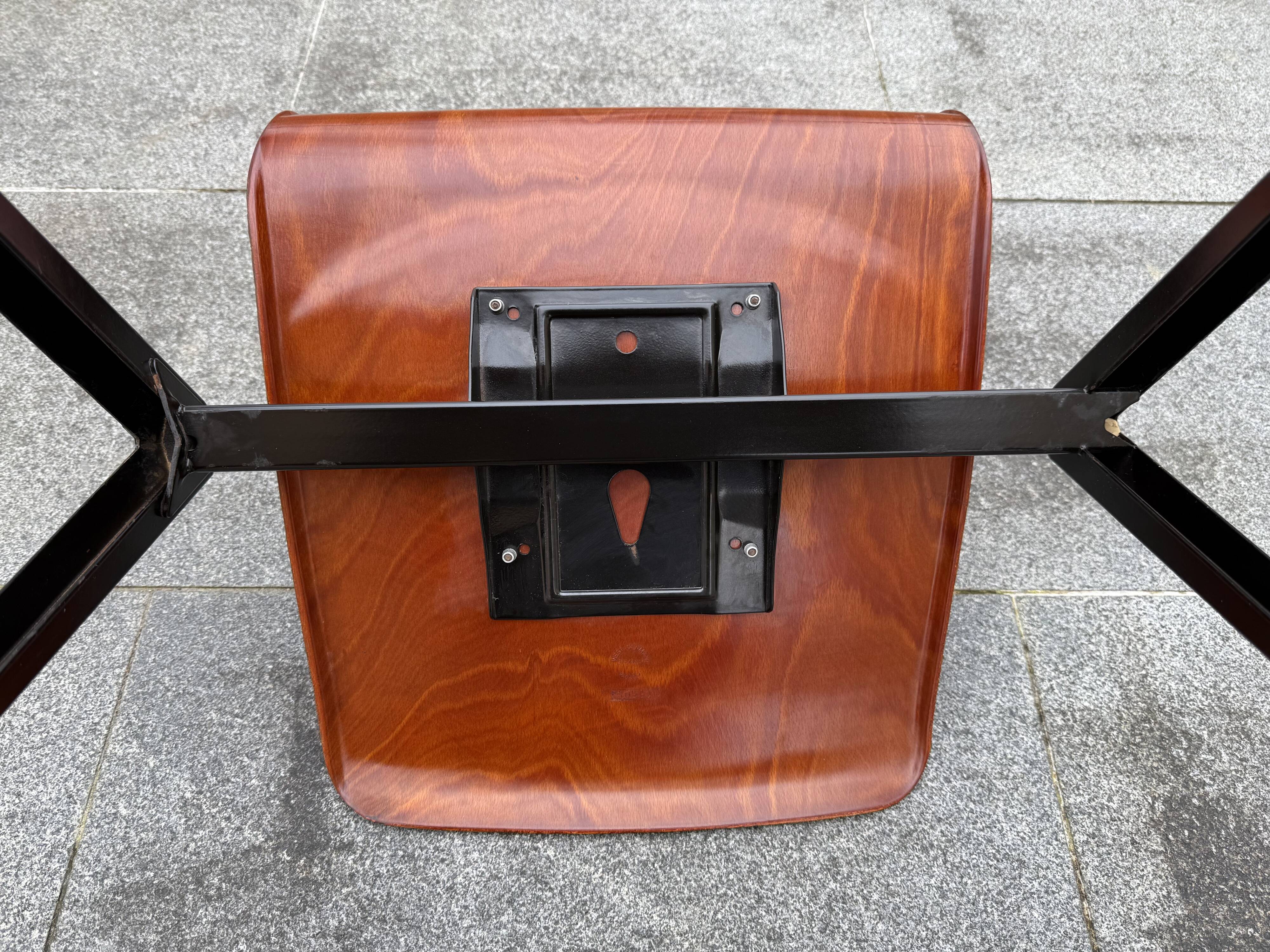 Set of 6 Galvanitas Thur chairs - Op -Seat model S22, 1960s