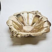 Art Deco hammered bowl on stand, Germany, 1930s