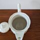 Gien earthenware coffee pot, Moustiers Olérys decor
