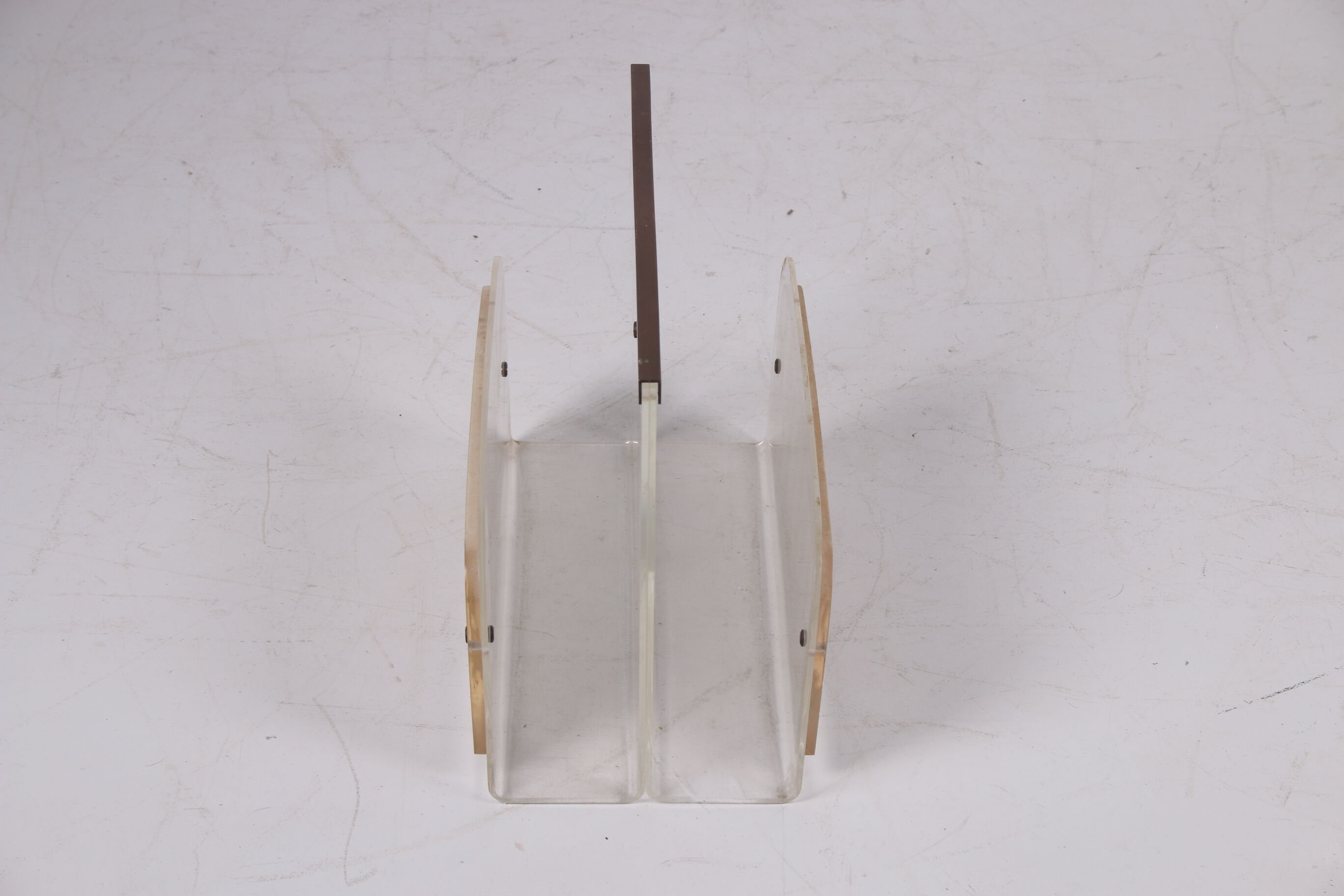 Plexiglass storage rack 1960s