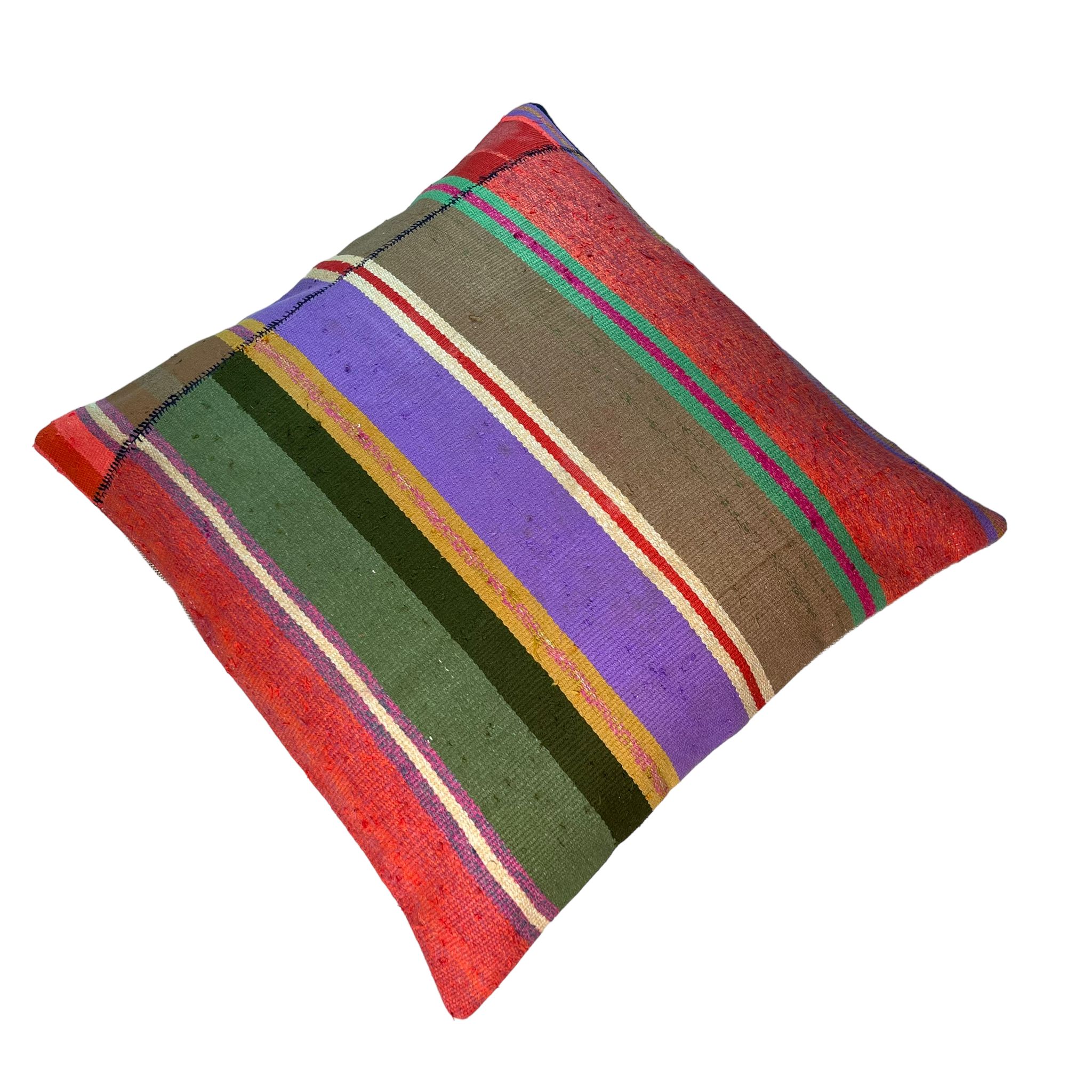 Vintage turkish kilim cushion cover